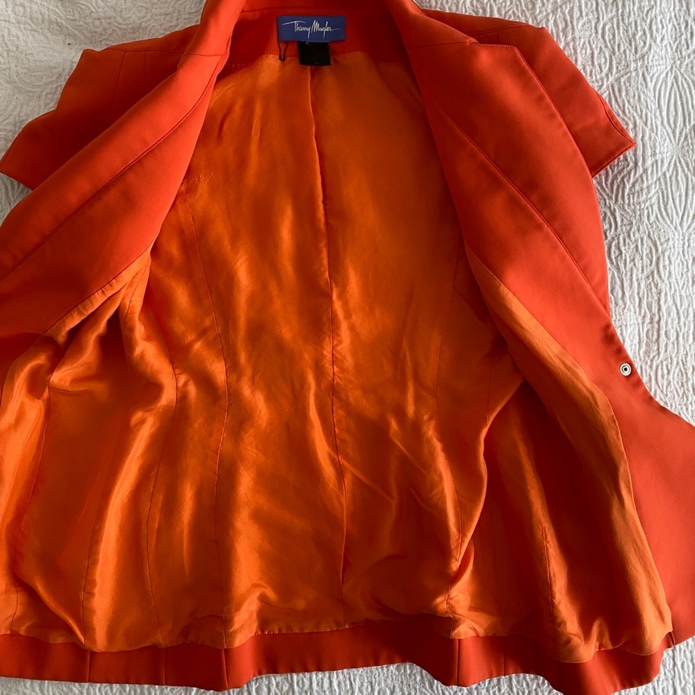Thierry Mugler orange jacket vintage❤️ - Picture 11 of 16